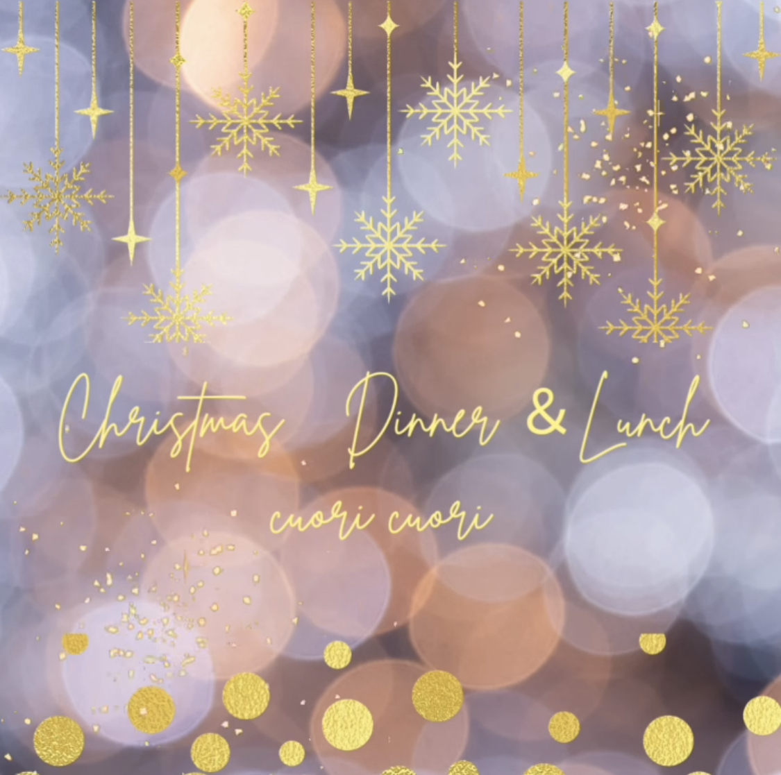🎄クリスマスディナーのご案内🎄