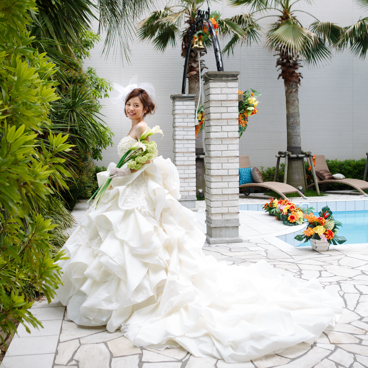 岐阜で唯一 The Hany のドレスが揃う会場はパームだけ The Palm Garden ザ パームガーデン